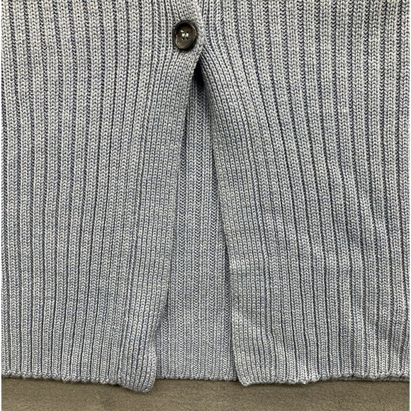 Ann Taylor Cardigan Sweater Women’s X-LARGE Baby Blue 2 Button Ribbed V-Neck USA - Picture 11 of 16